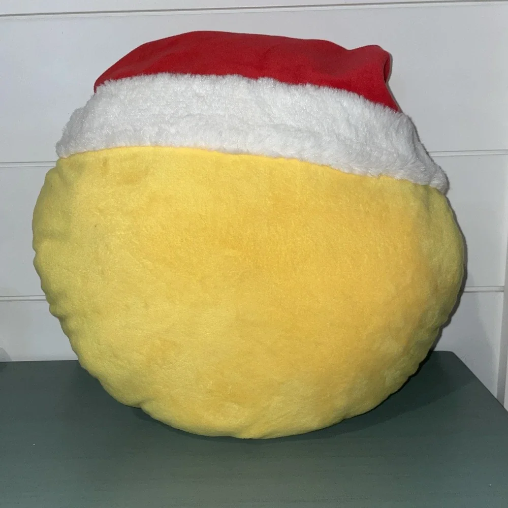 Emoji‎ Yellow Cool Sunglass Smiley Face Pillow Plush Christmas Santa Clause Hat